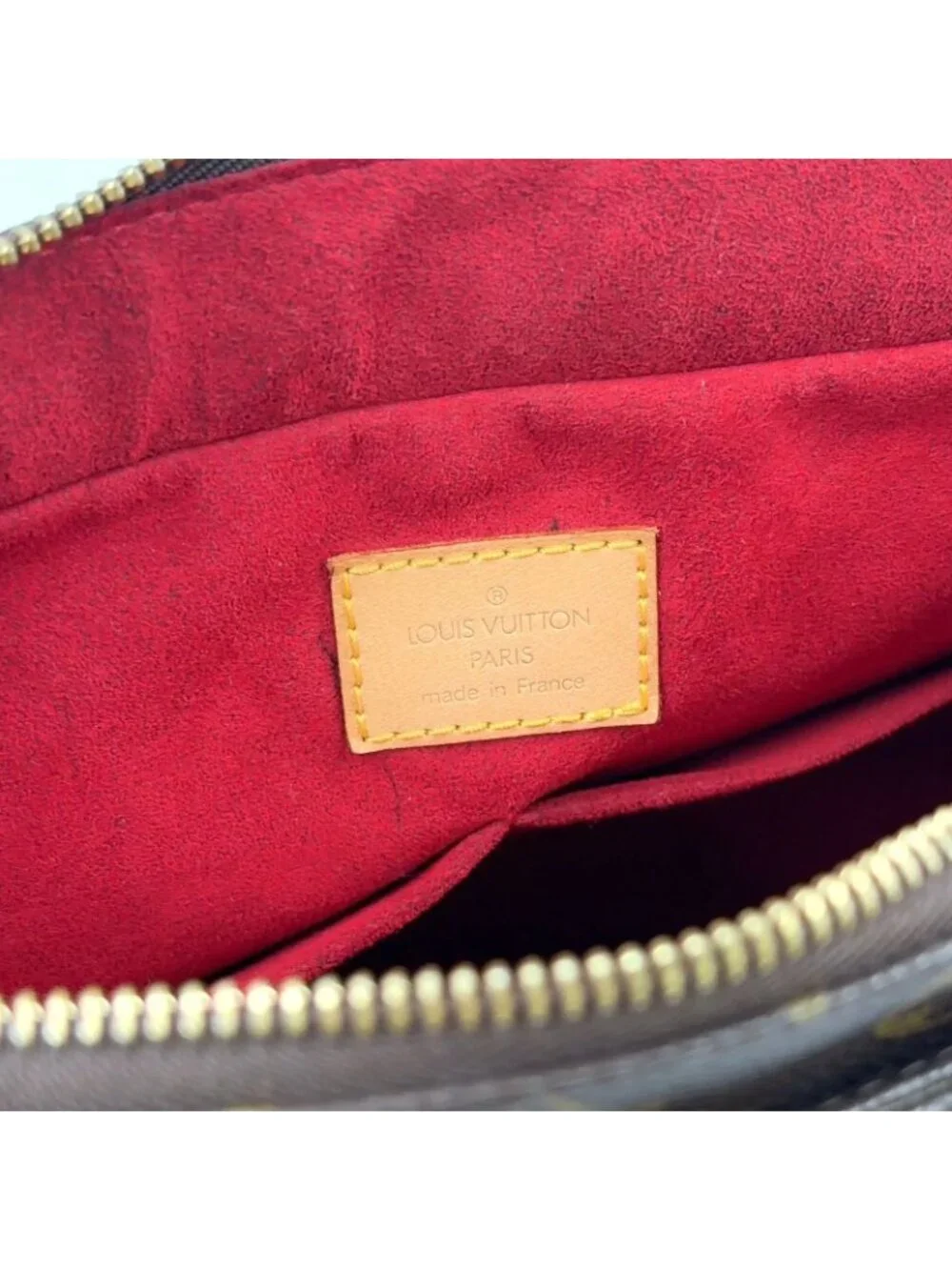 Louis Vuitton Multiplicity Monogram Leather Brown Light Handbag Gold